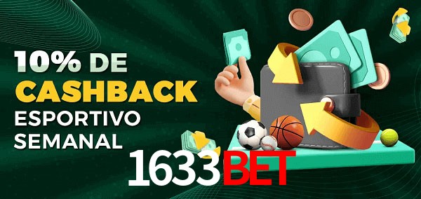 10% de bônus de cashback na 1633bet